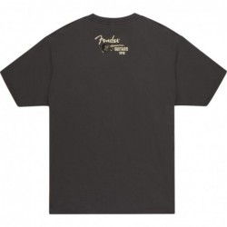 Fender® wings to fly t-shirt, vintage black, m