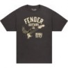 Fender® wings to fly t-shirt, vintage black, m