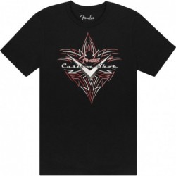 Fender® custom shop pinstripe t-shirt, black, m