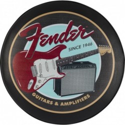 Fender''℠chitarre e amplificatori pick pouch sgabello da bar, nero/nero, 30''