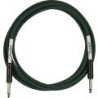 Cavo fender original limited edition series instrument cable , 10', sherwood green