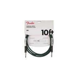 Cavo fender original limited edition series instrument cable , 10', sherwood green