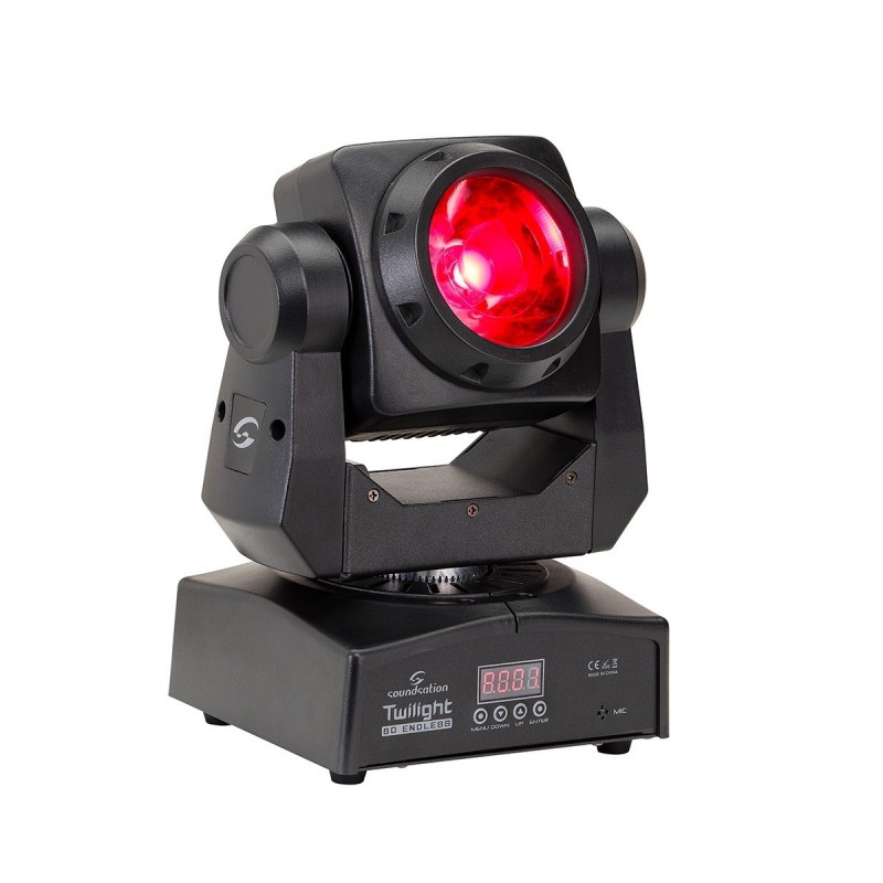 60W RGBW 4in1 LED Moving Head with Infinite PAN/TILT Movement