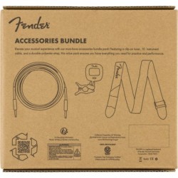 Accessori fender bundle pack - cavo, accordatore, tracolla