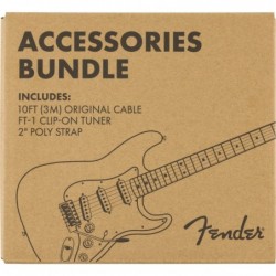 Accessori fender bundle pack - cavo, accordatore, tracolla