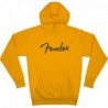 Felpa fender spaghetti logo hoodie, butterscotch blonde, l