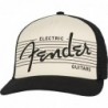 Cappello fender electric hat black/cream one size