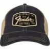 Cappello fender transition logo patch hat, black/stone one size