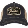 Cappello fender transition logo patch hat, black/stone one size