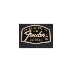 Cappello fender transition logo patch hat, black/stone one size