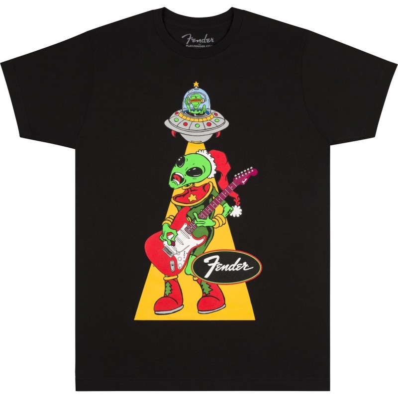 T-shirt  fender® ugly christmas tee alien, blk, xl