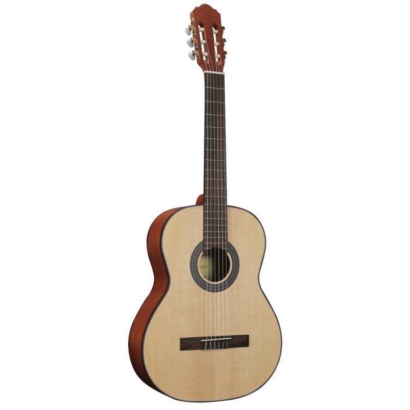 Chitarra classica 4/4 con top solido in abete - satin