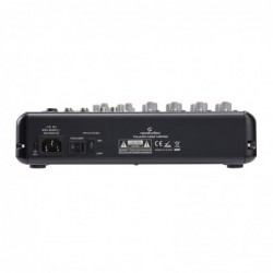 Mixer professionale 8-canali con lettore mp3, connessione bt e multieffetto