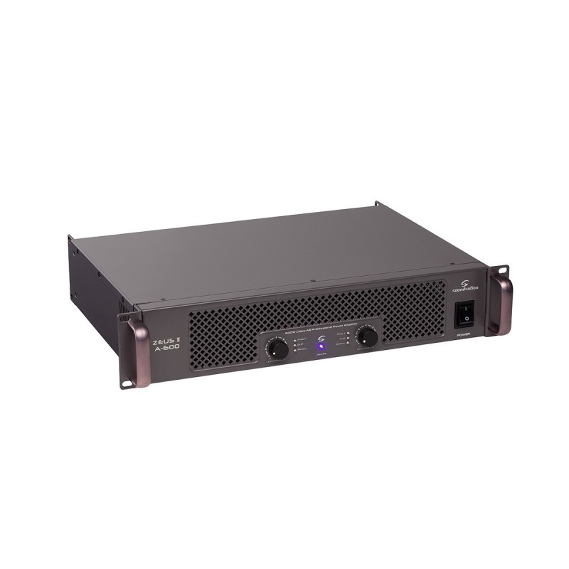 Amplificatore di potenza professionale in classe-ab 2x200w @ 8ohm / 2x300w @ 4ohm