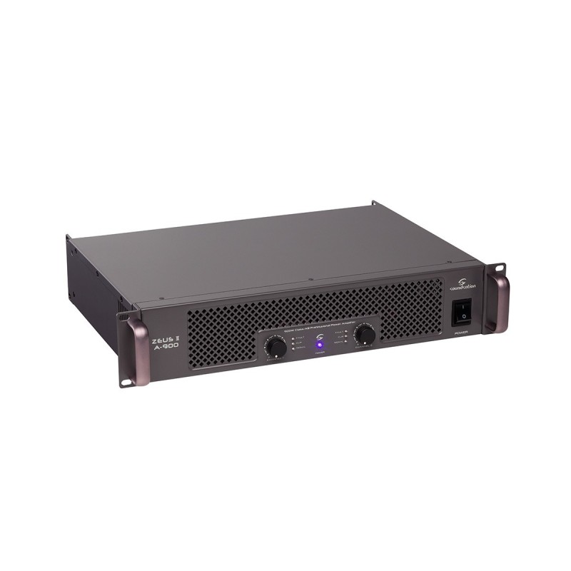 Amplificatore di potenza professionale in classe-ab 2 x 300w @ 8ohm, 2 x 450w @ 4ohm