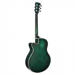 Chitarra acustica cutaway amplificata con finitura hand wiped
