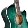 Chitarra acustica cutaway amplificata con finitura hand wiped
