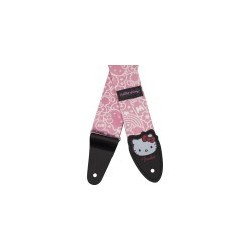 Tracolla fender® x hello kitty® polyestere, pink