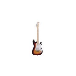 Chitarra elettrica double cutaway con 2 single coil + humbucker splittabile e meccaniche autobloccanti (equipaggiata Wilkinson,