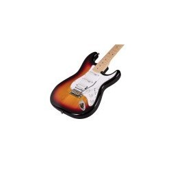 Chitarra elettrica double cutaway con 2 single coil + humbucker splittabile e meccaniche autobloccanti (equipaggiata Wilkinson,