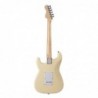 Chitarra elettrica double cutaway con 2 single coil + humbucker splittabile e meccaniche autobloccanti (equipaggiata Wilkinson,