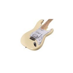 Chitarra elettrica double cutaway con 2 single coil + humbucker splittabile e meccaniche autobloccanti (equipaggiata Wilkinson,