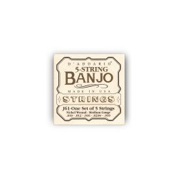 5-String Banjo Strings, Nickel, Light, 10-23