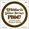 Phosphor Bronze Wound Acoustic Guitar Single String, .047