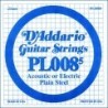 Plain Steel Guitar Single String, .0085