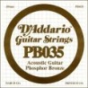 Phosphor Bronze Wound Acoustic Guitar Single String, .035