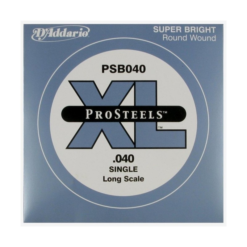 ProSteels Bass Guitar Single String, Long Scale, .040