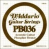 Phosphor Bronze Wound Acoustic Guitar Single String, .036