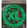 Half Round Electric Guitar Strings, Extra-Super Light, 8-39