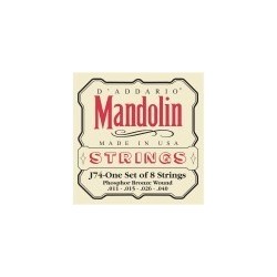 Mandolin Strings, Phosphor Bronze, Medium, 11-40