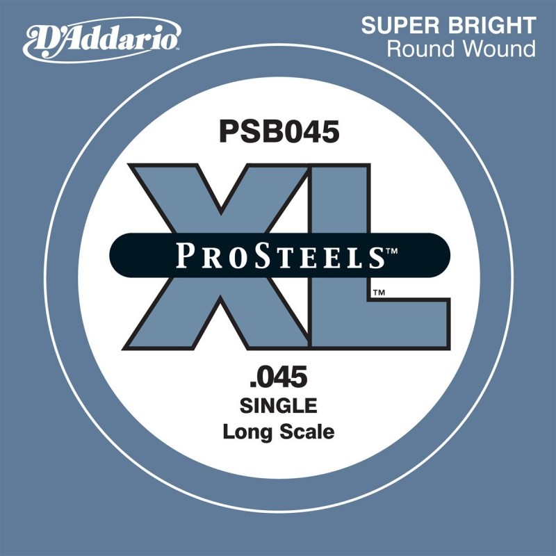 ProSteels Bass Guitar Single String, Long Scale, .045