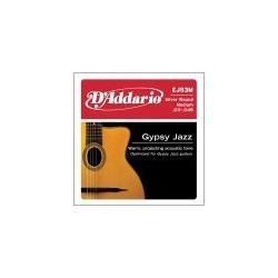 Gypsy Jazz Acoustic Guitar Strings, Ball End, Medium, 11-35