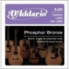 Phosphor Bronze Acoustic Guitar Strings, Custom Light, 11-52