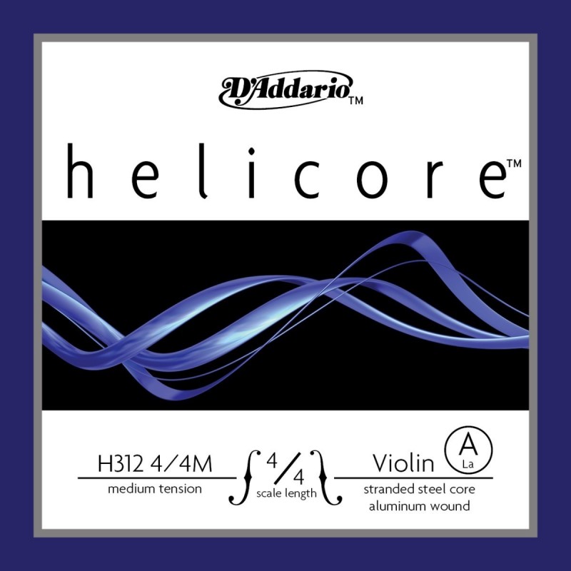 Corda Singola LA per Violino Serie Helicore, 4/4, Medium Tension