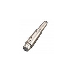 Adattatore XLR Femmina - Jack Femmina 6.3mm (conf. 1 pezzo)