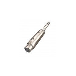 Adattatore XLR Femmina - Jack Maschio 6.3mm (conf. 1 pezzo)